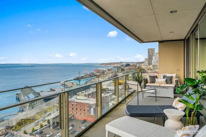 Views to the NW from the view terrace.