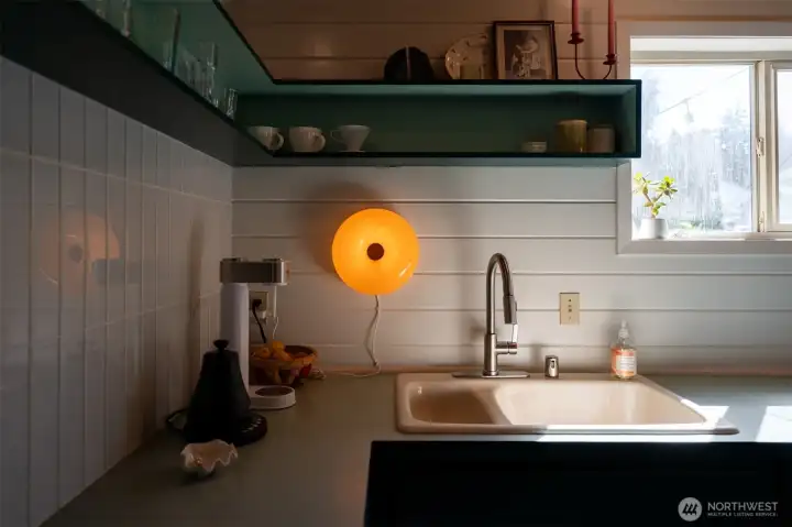 Wake up to an awesome spot for coffee.