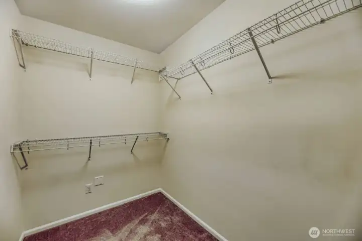 Large Walk-In Closet in the Primary Bedroom Large Walk-In Closet in the Primary Bedroom