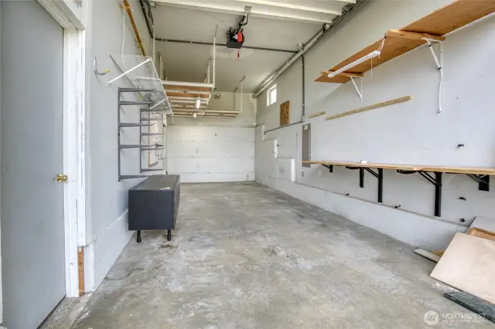 RV/boat garage on west side of home.