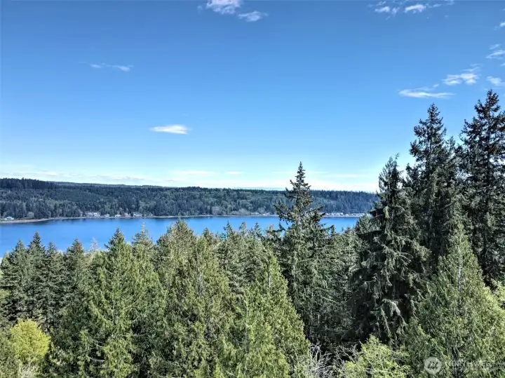 Showing the bay.