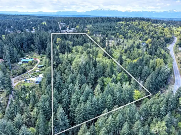 Overhead with borders.