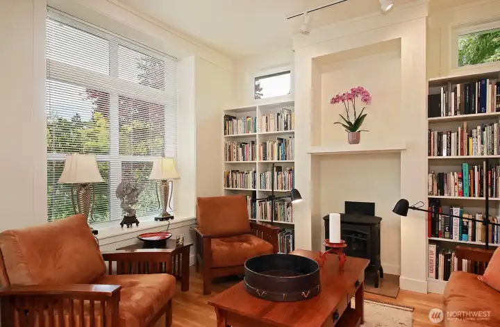 The living room is a perfect place to gather or enjoy quiet moments.