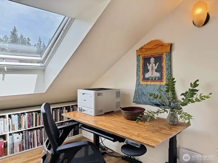 Perfect nook for office or reading area.