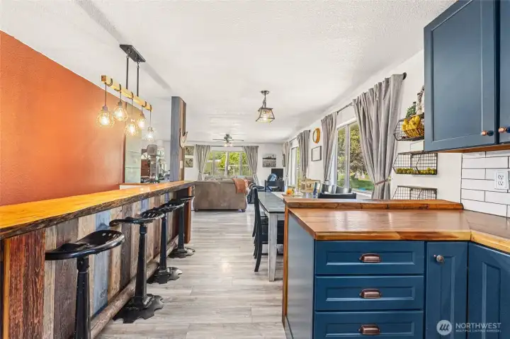 Great use of space for entertaining