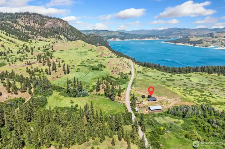 Many sites on property with incredible views of the Columbia river
