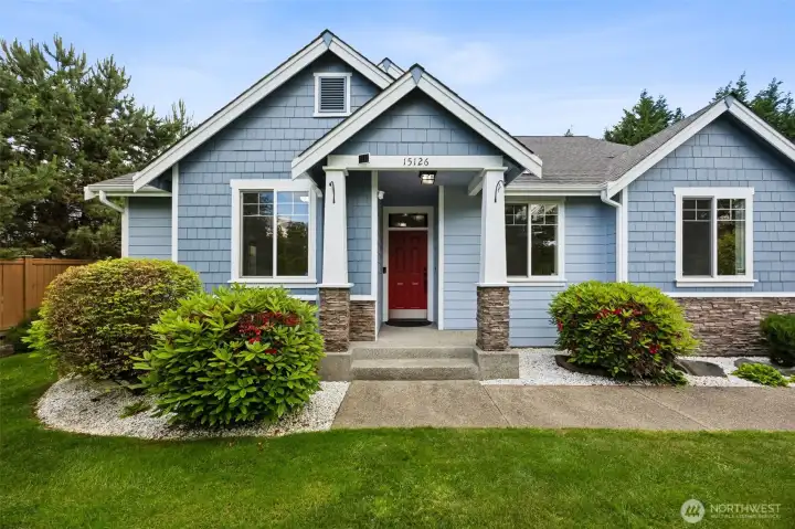 Meticulously maintained this home has been lovingly cared for. Just two steps into this  home but no other stairs within the home.