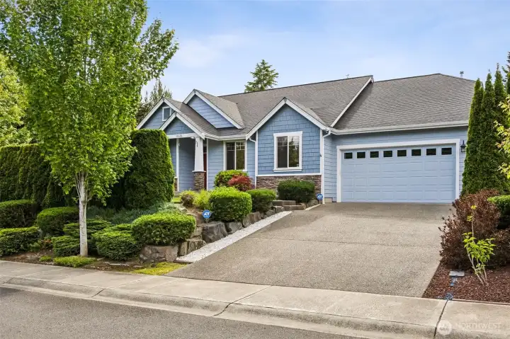 Plenty of parking options for 2 in the garage and 2+ in the driveway.