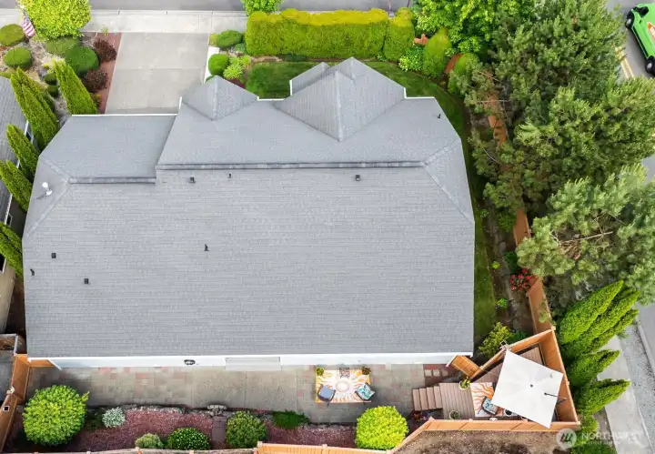 Low maintenance fully fenced backyard.