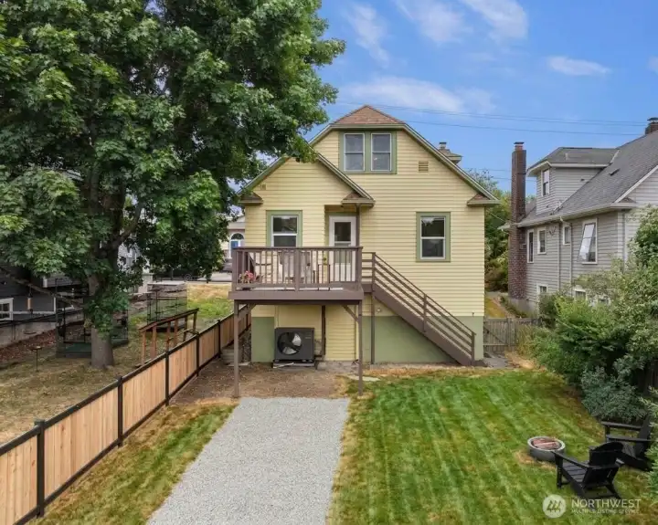 Big backyard with lots of parking