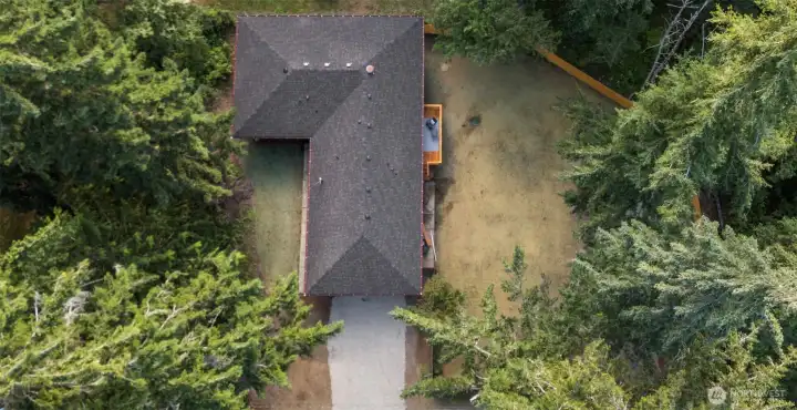 New roof and gutters add peace of mind.