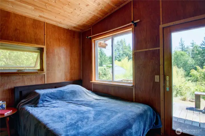 Bedroom open to patio Bedroom open to patio