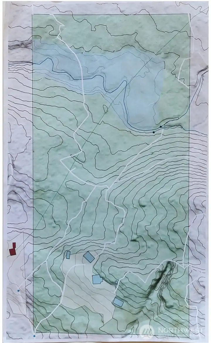 This is a map the owner made of the property showing trails This is a map the owner made of the property showing trails