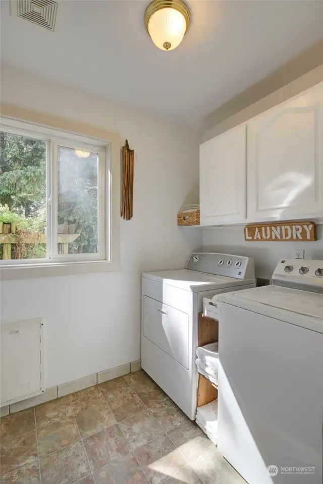 And the laundry room!