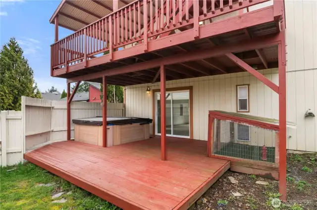 You will LOVE the HOT TUB for relaxing after a long day!