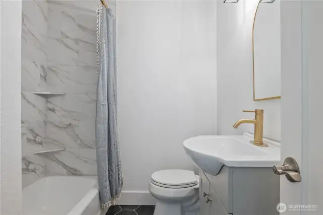 Remodeled bathroom