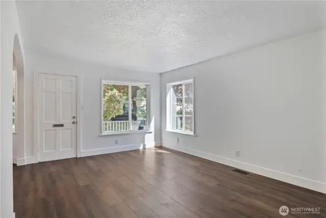 Living room with natural light