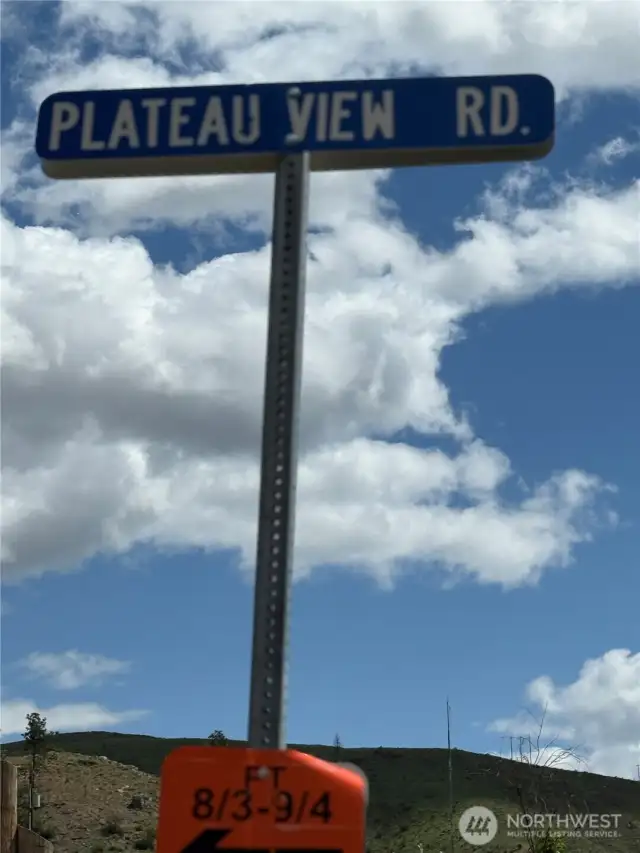 Turn off Burma Road when you get to this sign.