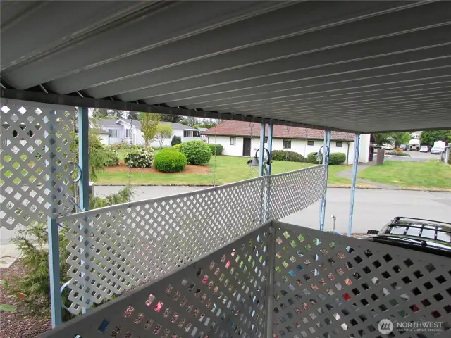 Open grassy area ( behind club house) across from front of home.