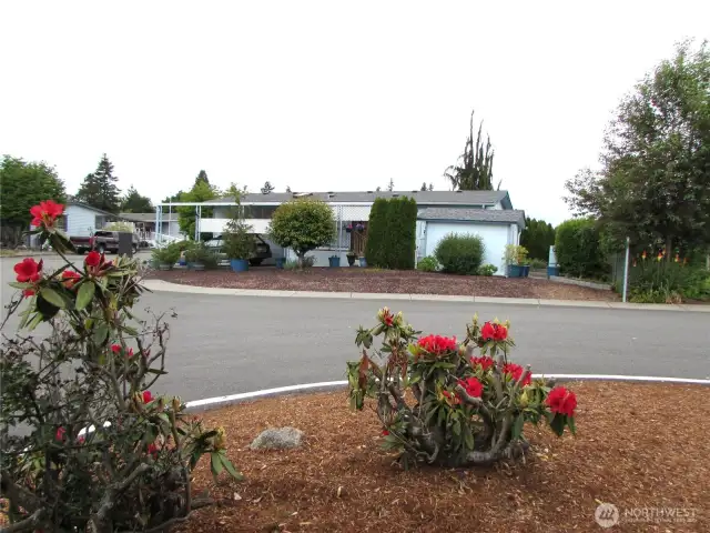 Corner lot with excellent southern exposure in a well cared for community.