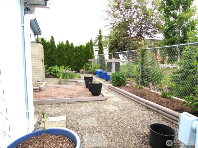 E-Z care raised garden and great southern exposure.