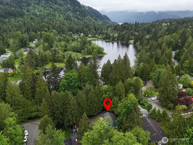 Reed Lake is right across the street