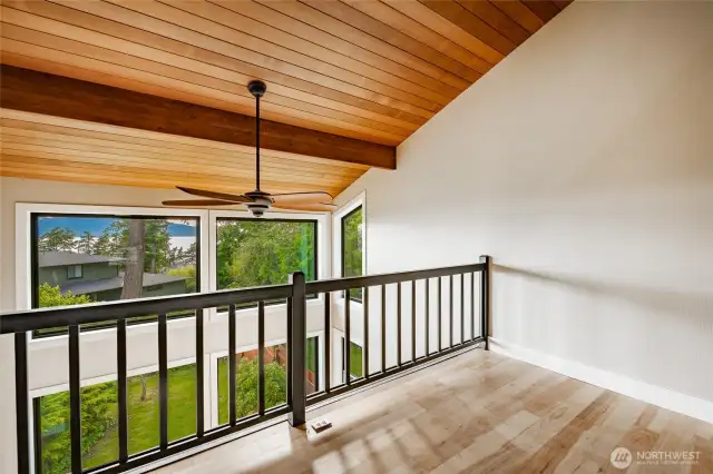 2nd Story Loft.  Home has Central A/C