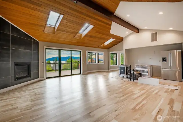 Clear Cedar Ceiling