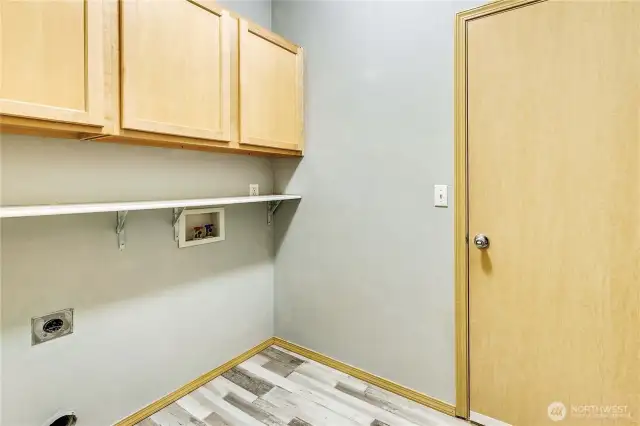 Utility room with storage
