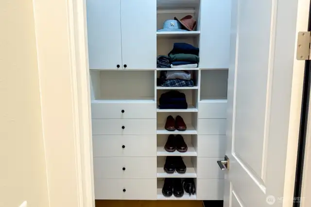 Primary walk in closet