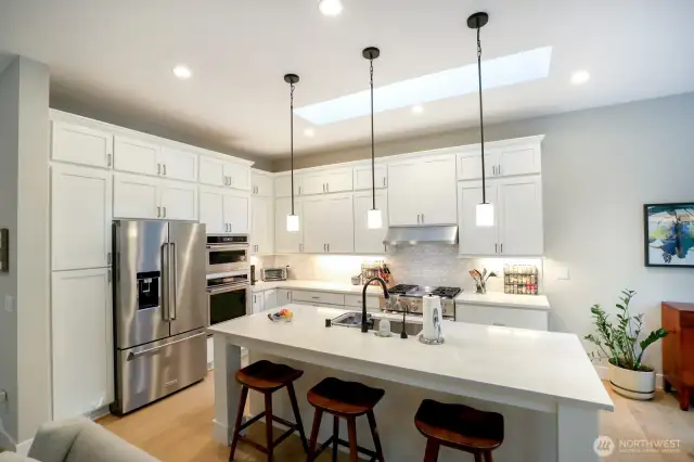 Highly Upgraded Kitchen with sky light
