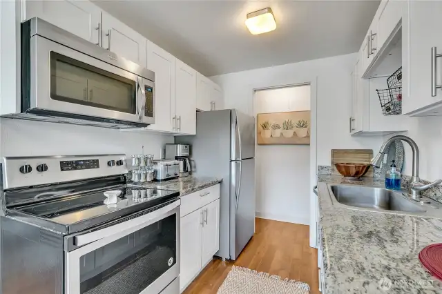 Kitchen with ample counter spaces