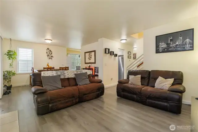 New luxury vinyl plank flooring throughout.