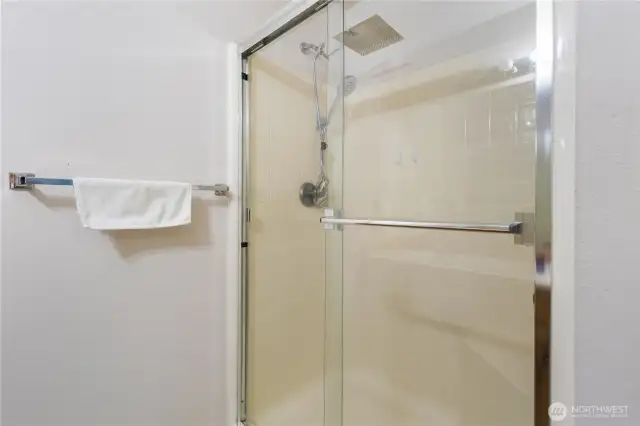 Primary shower.