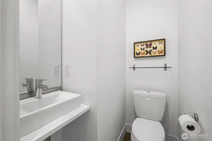 Powder room on the main level