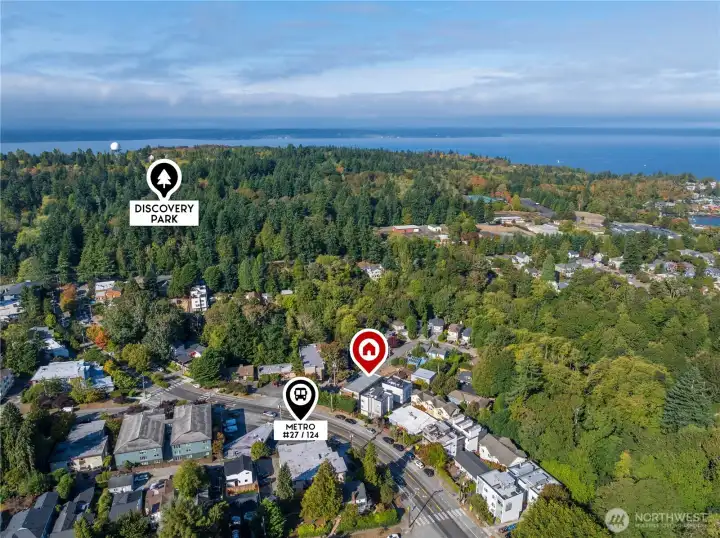 Seattle's gem, Discovery Park, is a 534 acre park with trails, beach access and birds!  A true playground for all