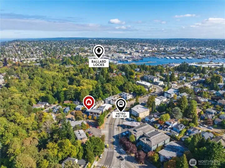 Easy access to the Ballard Locks. IYKYK