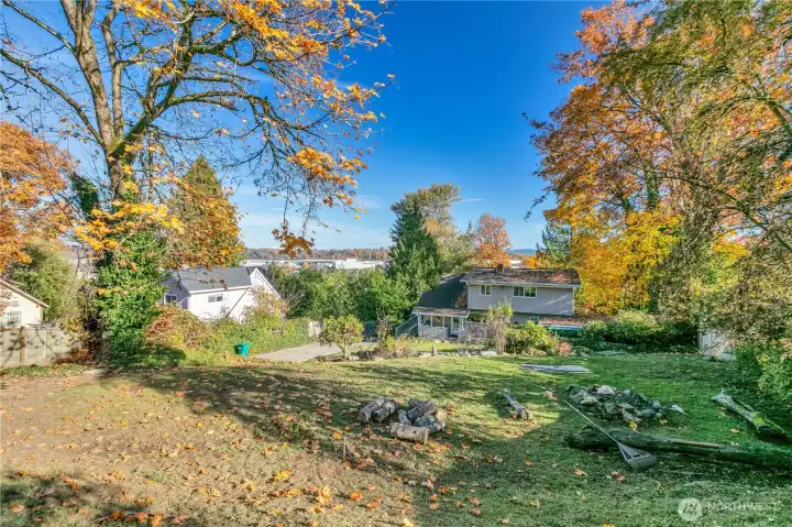 View from the back of the property.