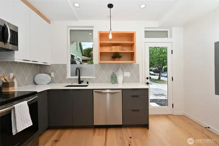 Easy access to exterior from back.