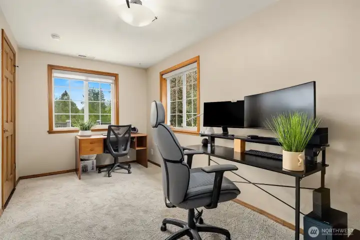 office space off family room