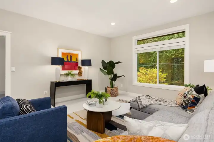 Large bonus room upstairs with walk-in closet.