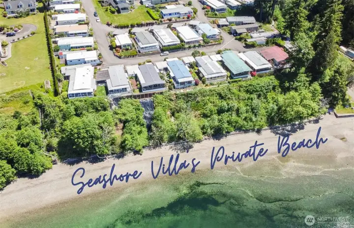 Enjoy the beauty of Seashore Villa’s private beachfront, where peaceful shoreline moments are just steps from home.