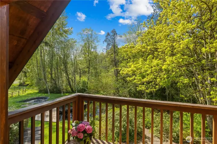Step out on deck and enjoy the views.