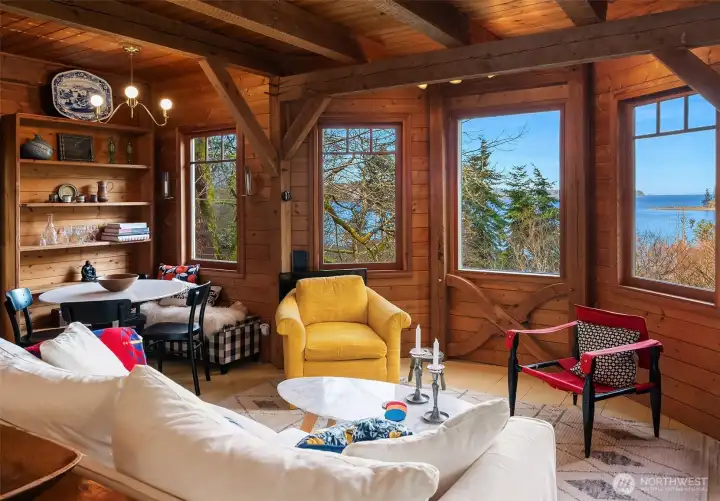 Views from every window are superb.