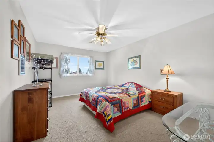 1st Bedroom with walk in closet  Upper