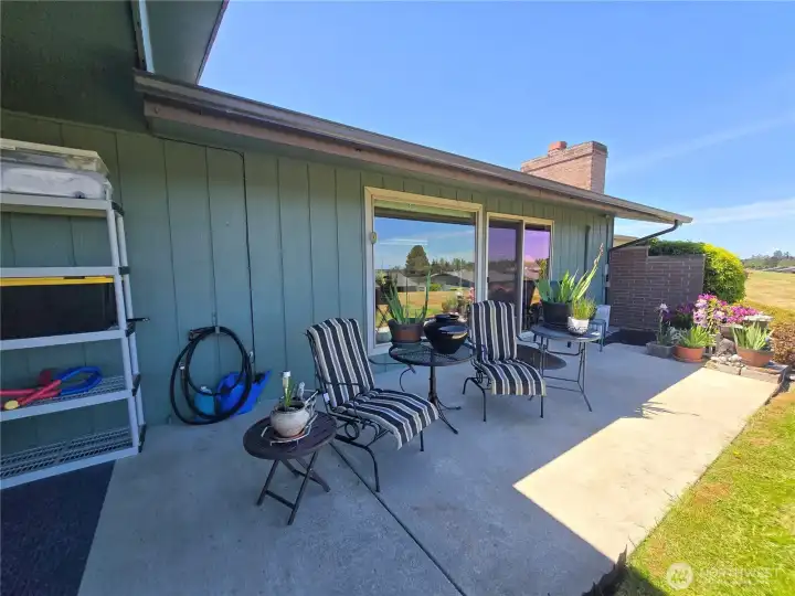 Concrete Back Patio