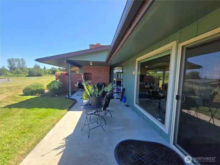 Concrete Back Patio