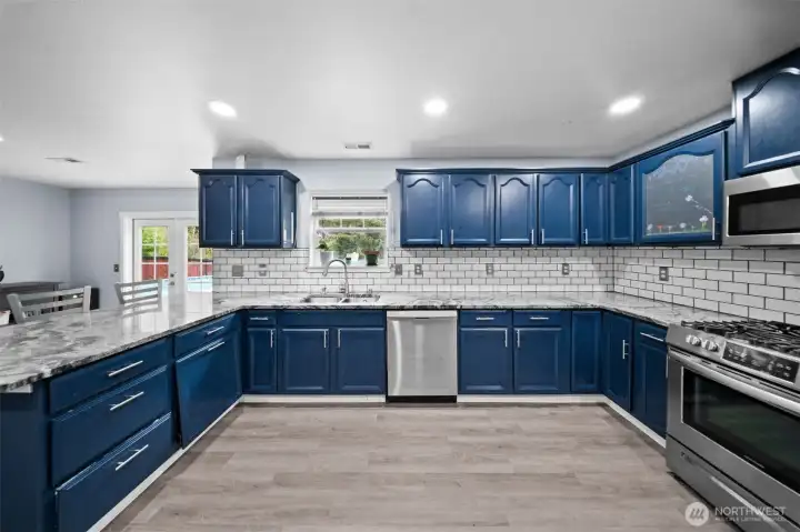 Spacious kitchen