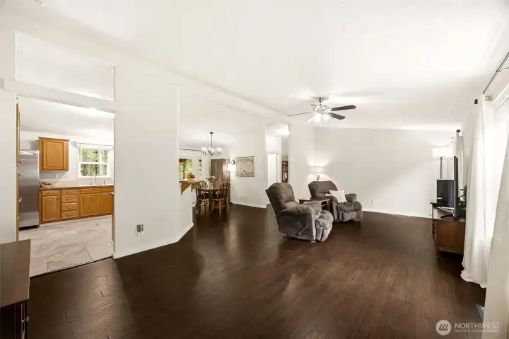 Fully vaulted home, with hard surface flooring throughout. Fully vaulted home, with hard surface flooring throughout.
