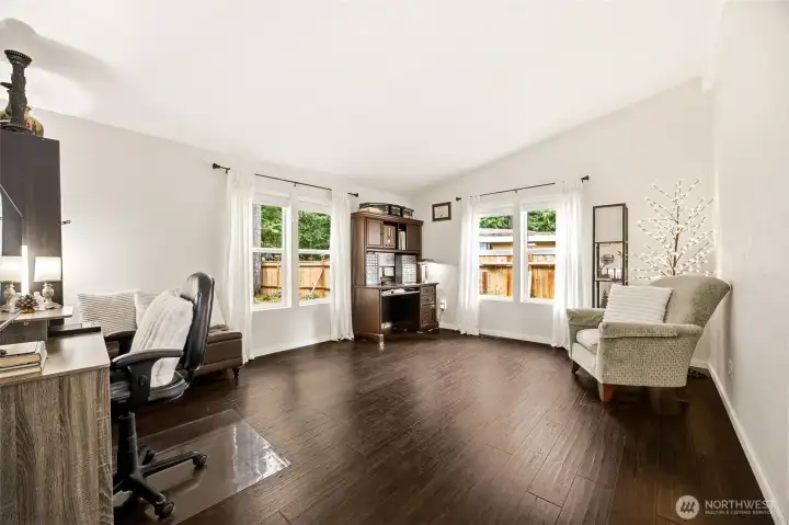 Additional vaulted family room, media room, or additional space for guests. Additional vaulted family room, media room, or additional space for guests.